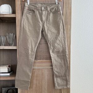 Levi's Classic Taupe 505 Regular Straight Jeans